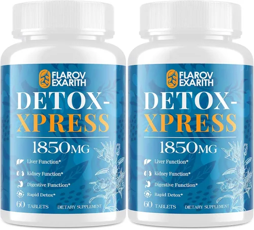 Canna Cleanse, tabletas masticables de desintoxicación y reparación del hígado, suplemento de cardo mariano, desintoxicación corporal de acción