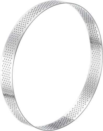 Miniatura 3 de uxcell Anillos Pequeños de Acero Inoxidable para Pasteles, Anillo Perforado de Mousse para Pastel de Cocina Horneado Resistente al Calor, 2.5