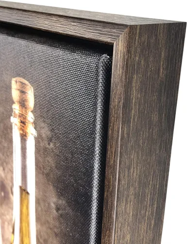 Miniatura 6 de Wieco Art Lienzo enmarcado para pared, diseño moderno de copas de vino tinto, 4 piezas, impresiones abstractas en lienzo, obras de arte