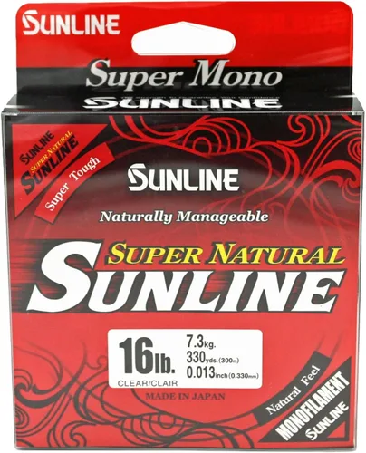 Miniatura 4 de Sunline Línea de pesca de monofilamento súper natural Natural Clear