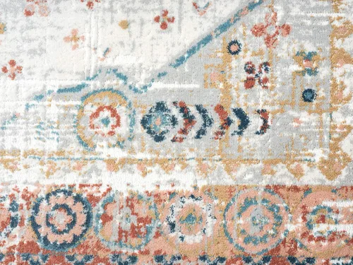 Miniatura 8 de Abani Alfombra de sala de estar gris y multicolor envejecida, 7 pies 9 pulgadas x 10 pies 2 pulgadas (8 x 10), estilo antiguo, no desprende pelusa