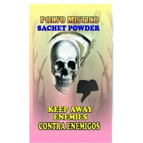 12 PIEZAS BRYBRADAN MANTIENEN A LOS ENEMIOS -CONTRA ENEMIGOS POLVO EN BOLSA 1/2 OZ 14 GR