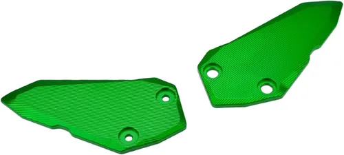 Miniatura 11 de Juego de reposapiés delantero para motociclista, protector de placas de talón (para vehículo Kawasaki) Ninja ZX-4R ZX-4RR ZX-25R (negro)