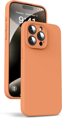 Miniatura 131 de Supdeal Funda de silicona líquida para iPhone 12 Pro Max, [protección de cámara] [antihuellas dactilares] [carga inalámbrica] Funda protectora de 4