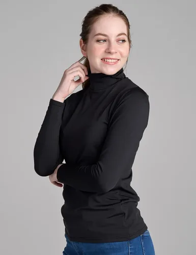 Miniatura 5 de LAPASA Women Mock Neck Thermal Underwear Top Undershirt Lightweight Midweight Fleece Lined Long Sleeve Base Layer L87L89