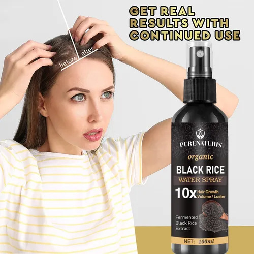 Miniatura 9 de PureNaturis Aceite de ricino y jengibre para el crecimiento del cabello, suero sin enjuague para hombres y mujeres, eficaz para la pérdida