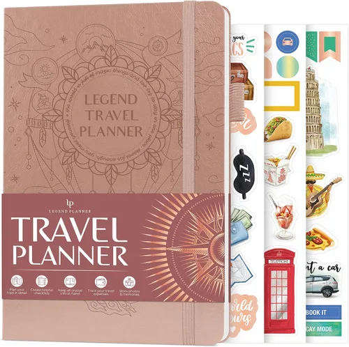 Miniatura 11 de Legend Travel Planner – Organizador de itinerario de vacaciones para viajes en solitario y parejas – Diario de viaje para mujeres y hombres