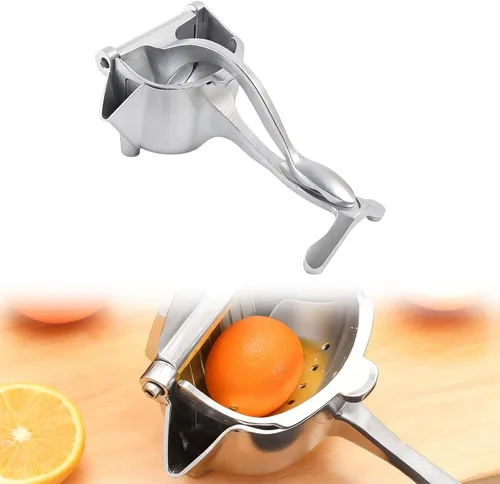 Extractor de jugo de fruta fresca, exprimidor de mano resistente 2026, exprimidor de limón, prensa manual con agarre ergonómico, fácil de limpiar