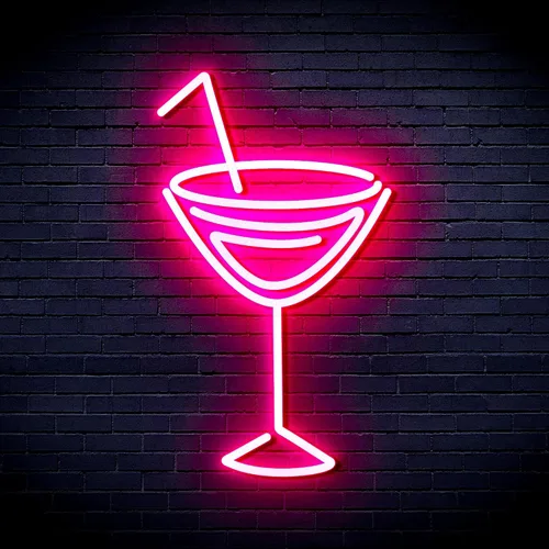 Miniatura 25 de AdvPro Seco Martini Flex Silicona LED Neon Sign - Azul - st16s32-fnu0207-b