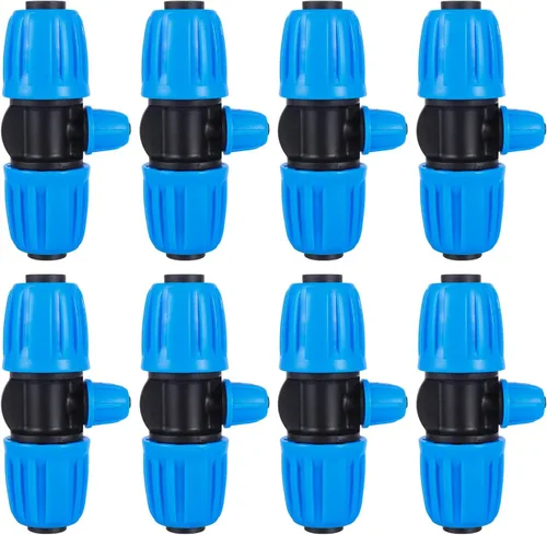Miniatura 7 de 10 piezas de accesorios de acoplamiento de tubería de riego de 1/2 pulgada (1/2 pulgada de diámetro interior x 0.63 pulgadas de diámetro) tubos
