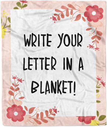 Miniatura 18 de Manta personalizada con letras de vellón, regalo de amor personalizado para mi hija, hijo de parte de mamá, manta de letras escritas a mano para mi