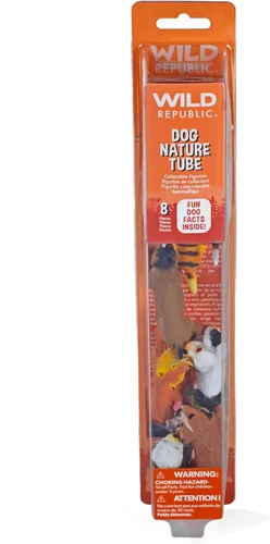 Miniatura 3 de Wild Republic Tubo de la naturaleza del perro, figuras de perro, juguete para mascotas, regalos para niños, juego de 8 piezas