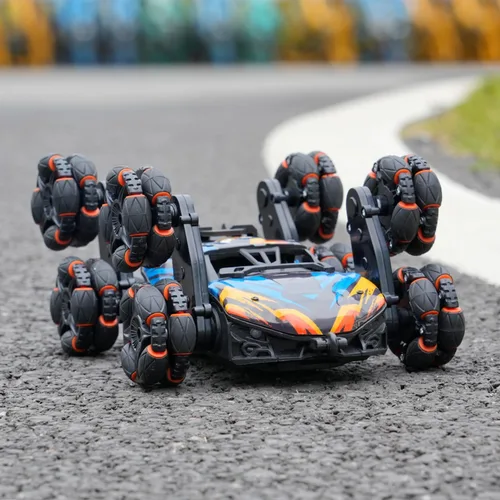 Miniatura 5 de NEXBOX Enfriador de 8 ruedas controlado a mano juguetes de coche RC de acrobacias, coches de control remoto con detección de gestos para niños de 6