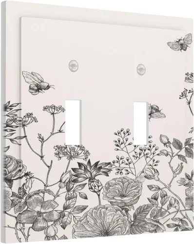 Miniatura 17 de Cubiertas Decorativas para Placas de Interruptor Abstracto Moderno de Mediados de Siglo Arco Boho Sol Dorado Hoja 1 Gang Placa de Pared Cubierta