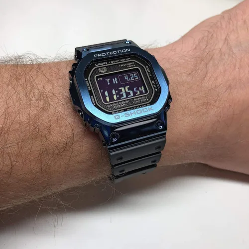 Miniatura 2 de Reloj Casio G-Shock Full Metal Digital Azul GMWB5000G-2 para hombre