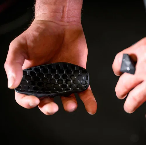 Miniatura 3 de Empuñaduras de levantamiento de pesas para hombres y mujeres, agarres de goma antideslizante para protección de manos, agarres de levantamiento