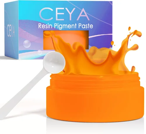 Miniatura 10 de Ceya Pasta de pigmento para resina epoxi, 30 colores, 13.7 onzas, altamente concentrada y fácil de mezclar, juego de colorantes de resina opaca