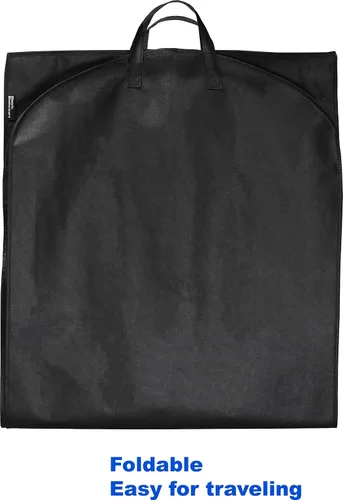 Miniatura 5 de Simple Houseware - Bolsa resistente para ropa de 43 pulgadas con bolsillo para vestidos abrigos