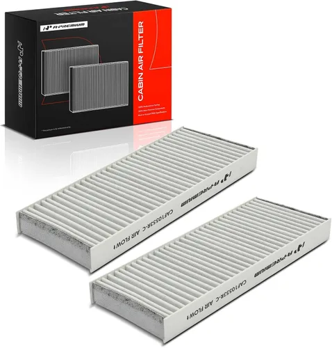 Miniatura 9 de A-Premium Filtro de aire de cabina de 2 piezas con carbón activado compatible con Nissan Frontier 2005-2021, Pathfinder 2005-2012, Xterra 2005-2015