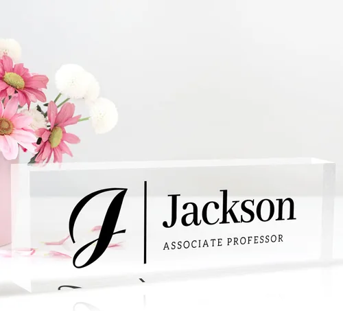 Miniatura 10 de Placa de nombre personalizada para escritorio, placa de nombre de oficina personalizada para escritorio, decoración de oficina personalizada