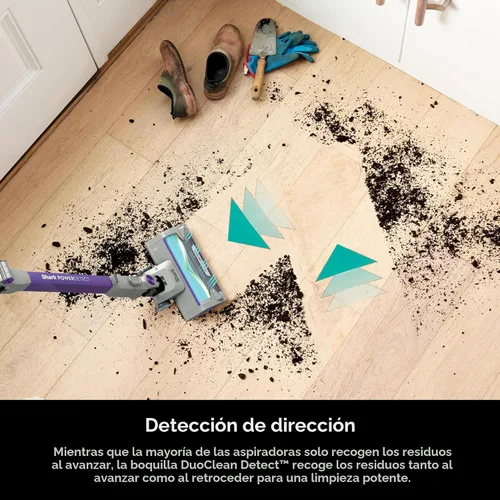 Miniatura 5 de Shark PowerDetect - Aspiradora inalámbrica de mano, potente succión, filtración HEPA, autonomía de 70 minutos, para alfombras y suelos duros