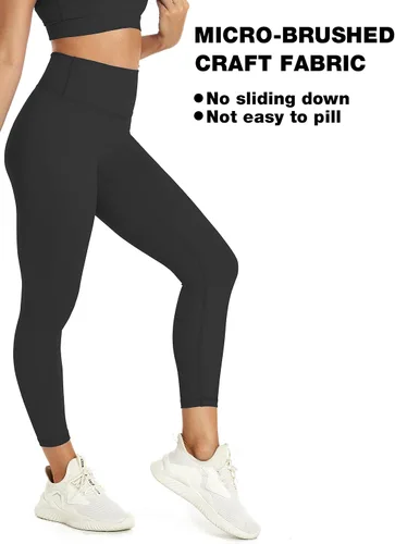Miniatura 5 de NEPOAGYM Leggings de cintura alta para mujer, sin costuras frontales, leggings de yoga ligeros de 2528 pulgadas, 78 pulgadas y longitud completa