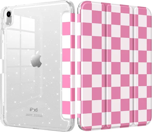 Miniatura 66 de MoKo Funda para iPad (A16) de 11ª generación 2025/10ª generación 2022, iPad de 11 pulgadas/10.9 pulgadas con cubierta trasera translúcida de TPU