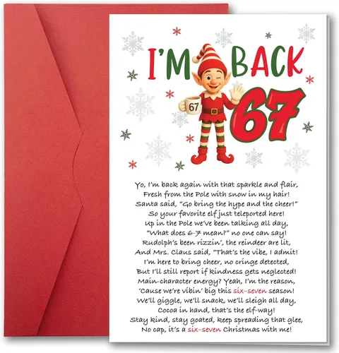 Miniatura 8 de 67 Meme - Divertida tarjeta de Navidad para hijo, hija, sobrino, sobrino, nieto, nieto, hermano y hermana, Gen Alpha Meme Skibidi Rizz, tarjetas