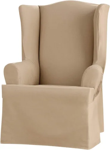 Miniatura 16 de SureFit Funda de cojín en T de algodón pesado para sillón de pato – Funda de una pieza, ajuste tejido relajado, 100% algodón, lavable a máquina