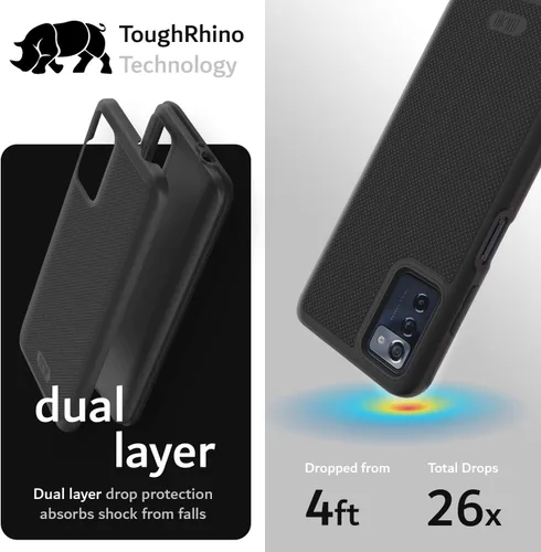 Miniatura 3 de TUDIA MergeGrip DualShield - Funda resistente para celular ZMAX 5G