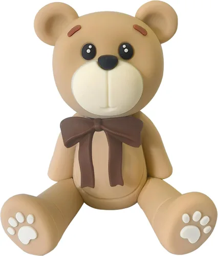 Miniatura 8 de Decoración 3D para tartas de oso para decoración de tartas de oso para niños y niñas, baby shower, suministros de fiesta de cumpleaños (azul)
