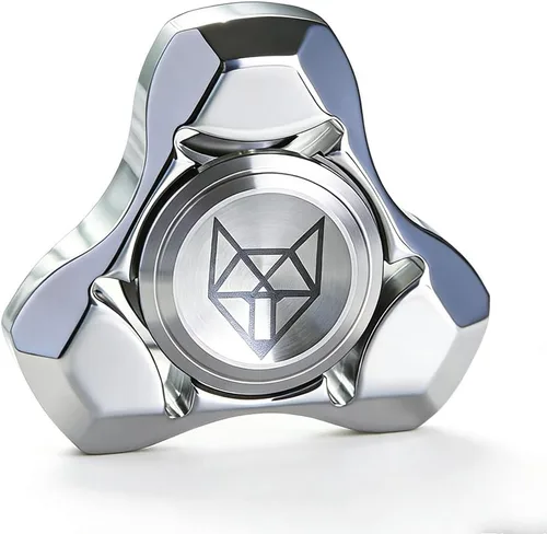Miniatura 7 de Juguetes giratorios giratorios de metal para adultos, de acero inoxidable, pequeño, pequeño, giroscopio, mano, giroscopio, rodamientos silenciosos