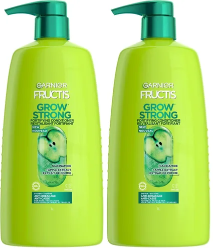 Miniatura 5 de Garnier Fructis Grow Strong Acondicionador, 33.8 onzas líquidas, 1 unidad (el embalaje puede variar)