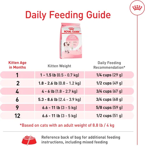Miniatura 7 de Comida seca para gatitos de Royal Canin, Nutrición para la salud felina, Bolsa de 14 lb