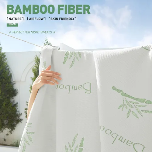 Miniatura 3 de Protector de colchón refrescante Twin - Funda de colchón de fibra de rayón 100% impermeable y silenciosa (39" x 75") Cama suave, transpirable