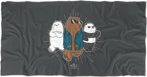 Miniatura 11 de LOGOVISION We Bare Bears Bear Stack - Toalla de playa con licencia oficial de 30 x 60 pulgadas Pila de osos