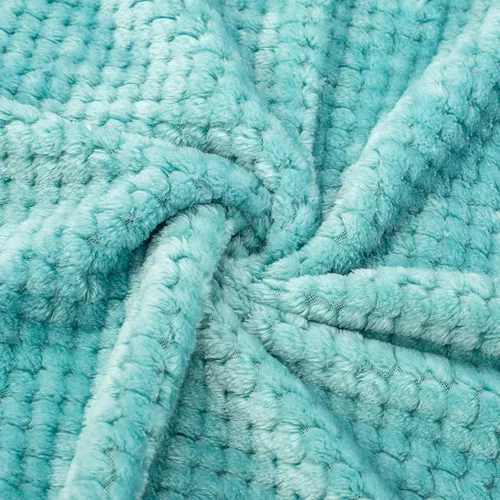 Miniatura 2 de Manta Difusa o Manta Esponjosa para Bebé, Suave, Cálida y Acogedora de Vellón de Coral para Niños Pequeños, Bebés o Recién Nacidos para Cuna, Blue