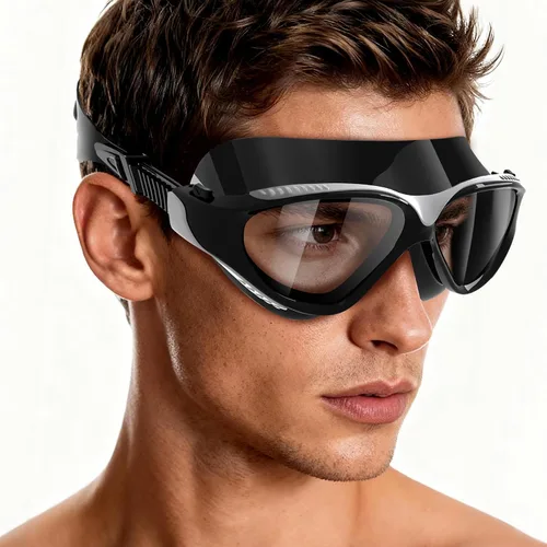 Miniatura 9 de Siliwo - Gafas de natación panorámicas de 180° para adultos, ultra cómodas, de silicona líquida, antivaho/UV, piscina y al aire libre, mujeres