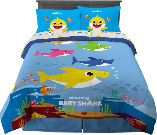 Miniatura 67 de Franco - Juego de ropa de cama coleccionable Nintendo Donkey Kong, 5 piezas, edredón reversible supersuave y juego de sábanas con funda, tamaño Rojo