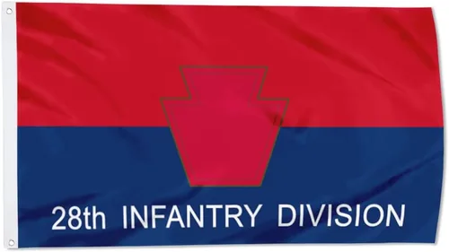 Miniatura 8 de Fyon Bandera militar de la 34ª división de infantería del ejército de 3 x 5 pies con 2 ojales de latón