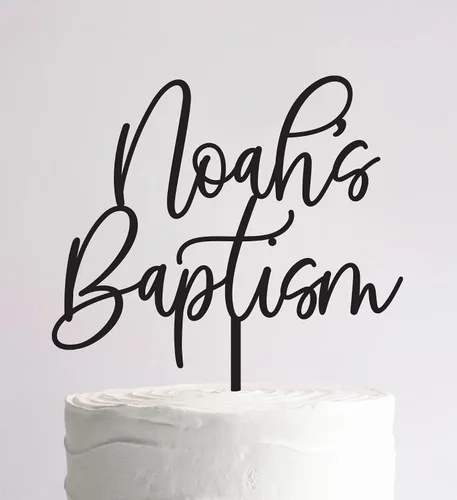 Miniatura 3 de Decoración Personalizada para Tarta de Cumpleaños/Decoración de Script Personalizada para Tarta de Cumpleaños y Fiesta/Decoración Personalizable