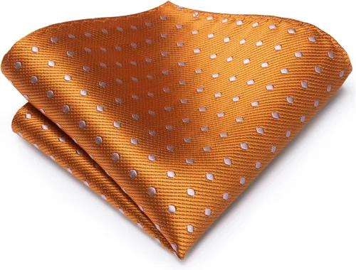 Miniatura 8 de Dubulle Corbata tejida de cachemira para hombre y gemelos de pañuelo para hombre, conjunto de gemelos para boda formal y negocios