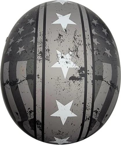 Miniatura 4 de Vega Warrior Casco de media cara para motocicleta con protector solar/Tamaño ajustable DOT Casco de calavera de media cara para bicicleta, crucero