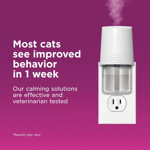 Miniatura 4 de Comfort Zone Recambio de difusor calmante para gatos, 1 paquete – Los recambios de feromonas calmantes para gatos ayudan a reducir la ansiedad