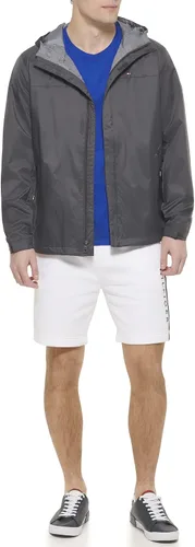 Miniatura 2 de Tommy Hilfiger Chaqueta impermeable con capucha, transpirable, ligera, para hombre