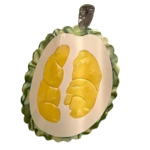 Miniatura 13 de Pinzas de garra de manzana, pinzas de pelo de melocotón jugoso, pinzas de pelo de frutas, pinzas de pelo de acetato para mujeres, pinzas pequeñas