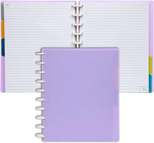 Miniatura 131 de Talia - Cuadernos de notas con tapas, planificador, personalizables, (Azul de Verano, Junior (5.5 pulgadas x 8.5 pulgadas)) Azul verano