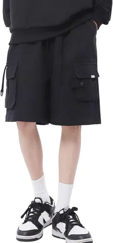 Hewlshawn Pantalones cortos tipo cargo para mujer, estilo casual, atlético, campamento, senderismo, holgados, góticos, de verano, bermudas con