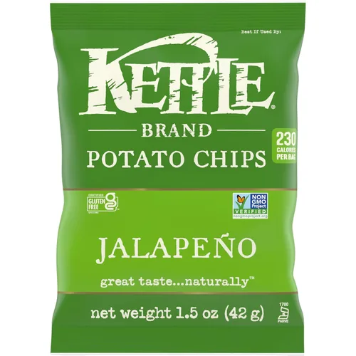 Miniatura 53 de Kettle Brand Papas Fritas, Backyard Barbeque Kettle Chips, Bolsa de Aperitivos, 1.5 Oz