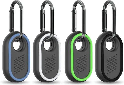 Miniatura 8 de Paquete de 4 fundas compatibles con Samsung Galaxy SmartTag2, resistentes fundas de silicona suave antideslizante para Galaxy Smart Tag 2